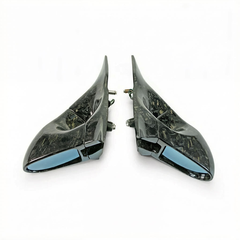 Honda Civic Type-R FK8 2017 2018 2019 2020 2021 & Civic 10th Gen FK7 2017 2018 2019 2020 2021 with Aftermarket Parts - Aero Mirror (Left & Right Hand Drive) Carbon Fiber from EPR USA