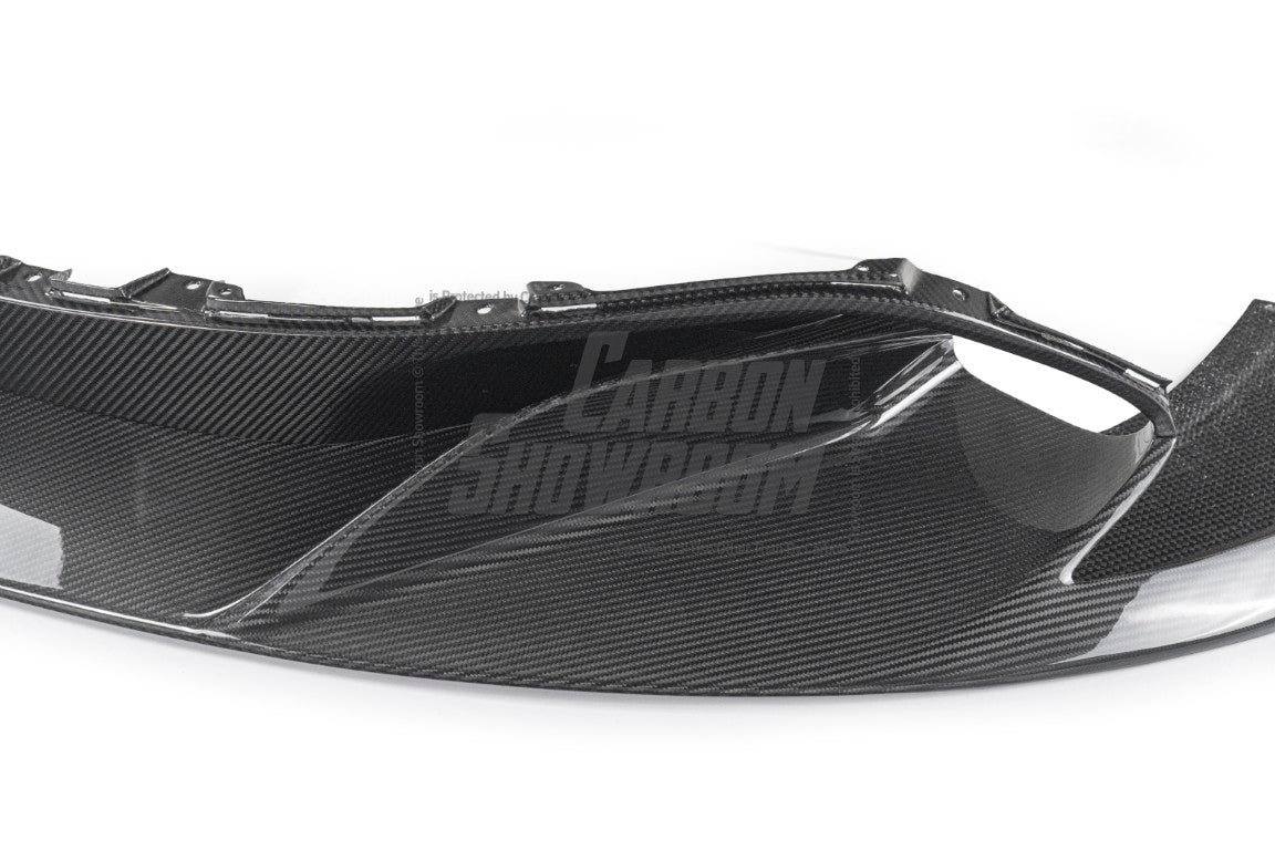 McLaren 720S 2018 2019 2020 2021 2022 2023 with Aftermarket Parts - RF Style Front Lip?Carbon Fiber?from Aero Republic
