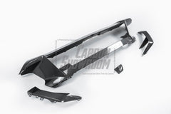 BMW X7 xDrive40i (With M-Package Bumper) M60i ALPINA XB7 LCI G07 2023-ON with Aftermarket Parts - Front Bumper Lower Center Grill Trim Pre-preg Carbon Fiber from TAKD Carbon