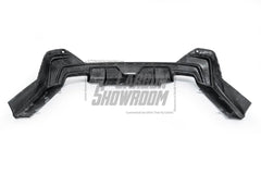 BMW 5 Series 530 540 (with M-package bumper, does not fit base model) G60 G61 2024-ON with Aftermarket Parts - V1 Style Rear Diffuser (Quad Exhaust Tips Included) Pre-preg Carbon Fiber from TAKD Carbon