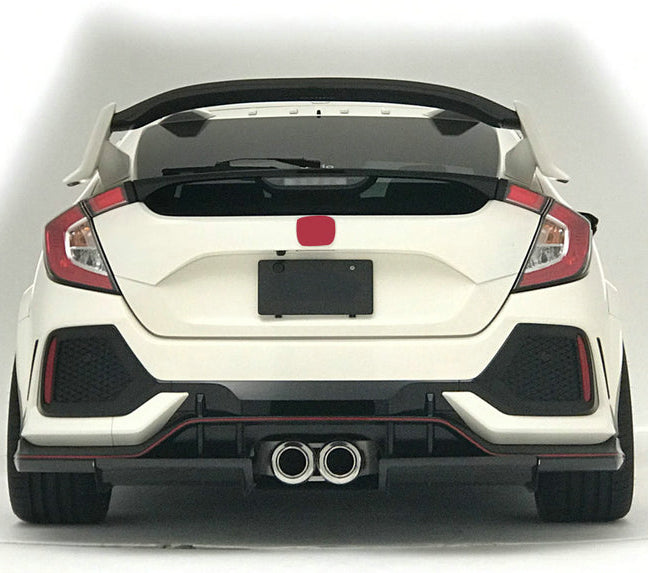Honda Civic Type-R FK8 2017 2018 2019 2020 2021 with Aftermarket Parts - VRSA1 Style Rear Diffuser Carbon Fiber / FRP from EPR USA