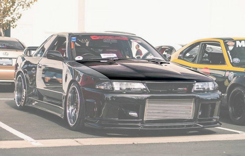 Nissan R32 Skyline GTR 1989 1990 1991 1992 1993 1994 with Aftermarket Parts - Hood Carbon Fiber / FRP from EPR USA