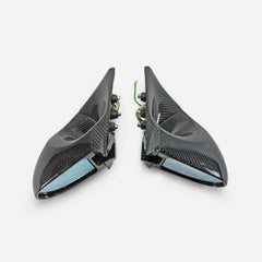 Nissan R32 Skyline GTR 1989 1990 1991 1992 1993 1994 & R32 Skyline GTS 1989 1990 1991 1992 1993 1994 with Aftermarket Parts - GND-R Style Mirror (Right Hand Drive Vehicle) Carbon Fiber / FRP from EPR USA