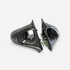 Nissan R32 Skyline GTR 1989 1990 1991 1992 1993 1994 & R32 Skyline GTS 1989 1990 1991 1992 1993 1994 with Aftermarket Parts - GND-R Style Mirror (Right Hand Drive Vehicle) Carbon Fiber / FRP from EPR USA