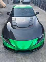 EPR USA Carbon Fiber Hood Bonnet VRS Style for Toyota Supra A90 A91 2020 2021 2022