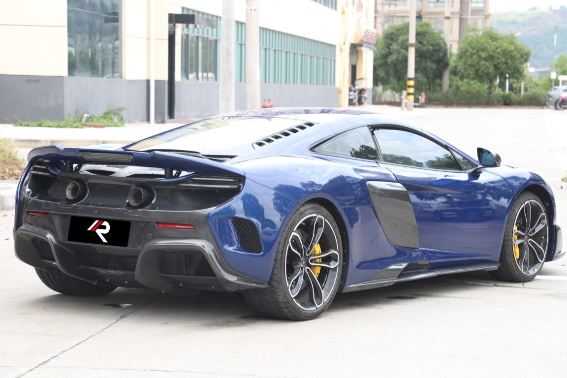McLaren 650S MP4-12C 2012 2013 2014 2015 2016 with Aftermarket Parts - 675LT Style Exhaust & Tips Stainless Steel from Aero Republic