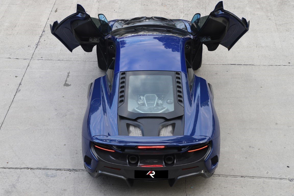 McLaren 650S MP4-12C 2012 2013 2014 2015 2016 with Aftermarket Parts - 675LT Style Full Body Kit Carbon Fiber / FRP from Aero Republic
