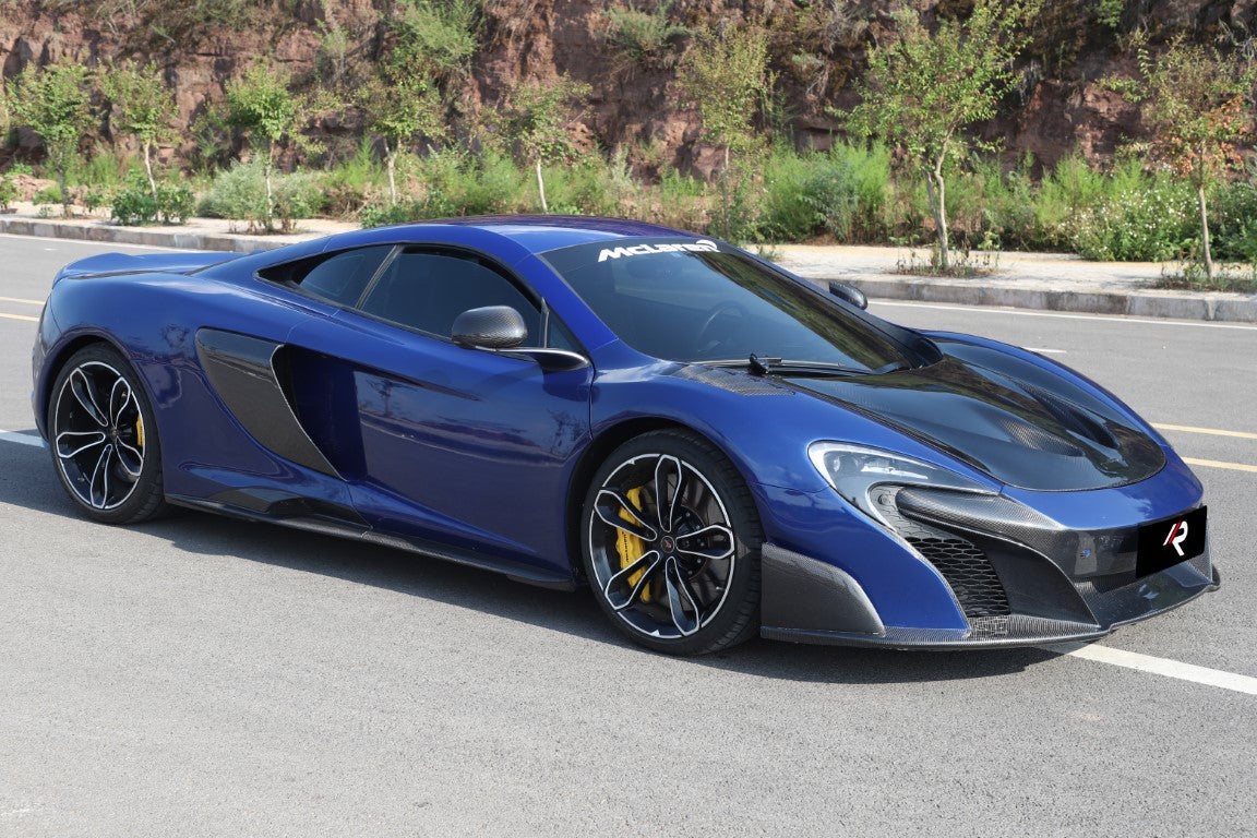 McLaren 650S MP4-12C 2012 2013 2014 2015 2016 with Aftermarket Parts - 675LT Style Full Body Kit Carbon Fiber / FRP from Aero Republic