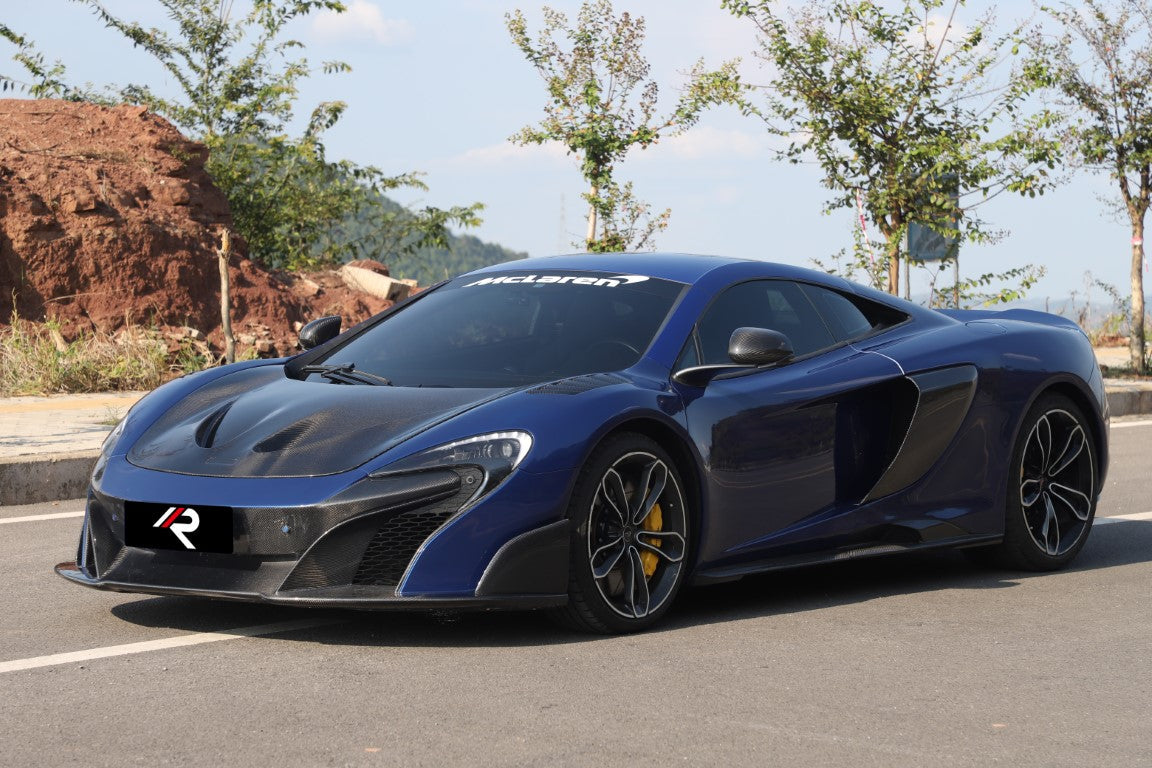 McLaren 650S MP4-12C 2012 2013 2014 2015 2016 with Aftermarket Parts - 675LT Style Full Body Kit Carbon Fiber / FRP from Aero Republic