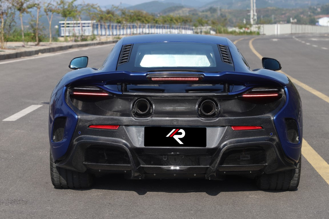 McLaren 650S MP4-12C 2012 2013 2014 2015 2016 with Aftermarket Parts - 675LT Style Full Body Kit Carbon Fiber / FRP from Aero Republic
