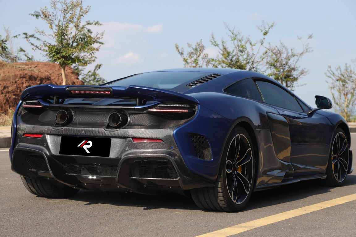 McLaren 650S MP4-12C 2012 2013 2014 2015 2016 with Aftermarket Parts - 675LT Style Full Body Kit Carbon Fiber / FRP from Aero Republic