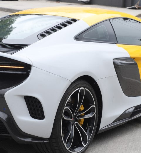 McLaren 650S MP4-12C 2012 2013 2014 2015 2016 with Aftermarket Parts - 675LT Style Rear Quarter Panels FRP from Aero Republic