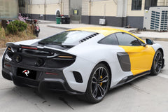 McLaren 650S MP4-12C 2012 2013 2014 2015 2016 with Aftermarket Parts - 675LT Style Rear Spoiler Carbon Fiber / FRP from Aero Republic