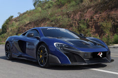 McLaren 650S MP4-12C 2012 2013 2014 2015 2016 with Aftermarket Parts - 675LT Style Side Skirts Carbon Fiber / FRP from Aero Republic