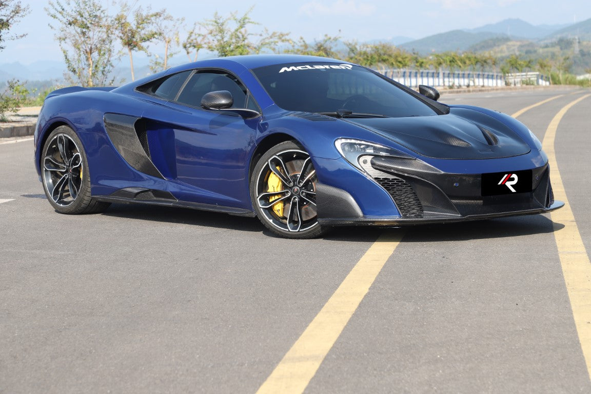 McLaren 650S MP4-12C 2012 2013 2014 2015 2016 with Aftermarket Parts - 675LT Style Front Fenders Carbon Fiber / FRP from Aero Republic