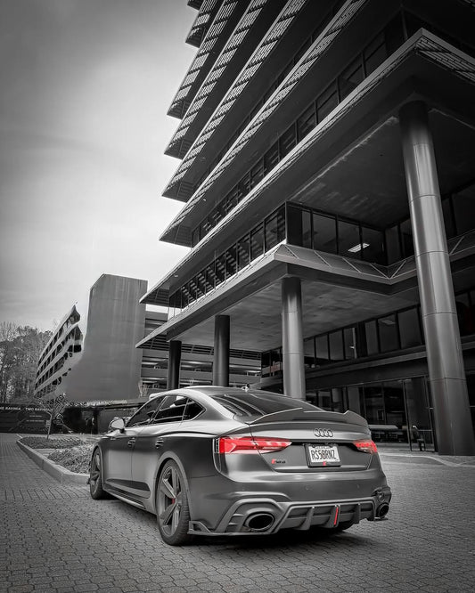 Aero Republic Carbon Fiber Rear Spoiler AR Style for Audi A5 S5 RS5 B9 B9.5 2017-ON