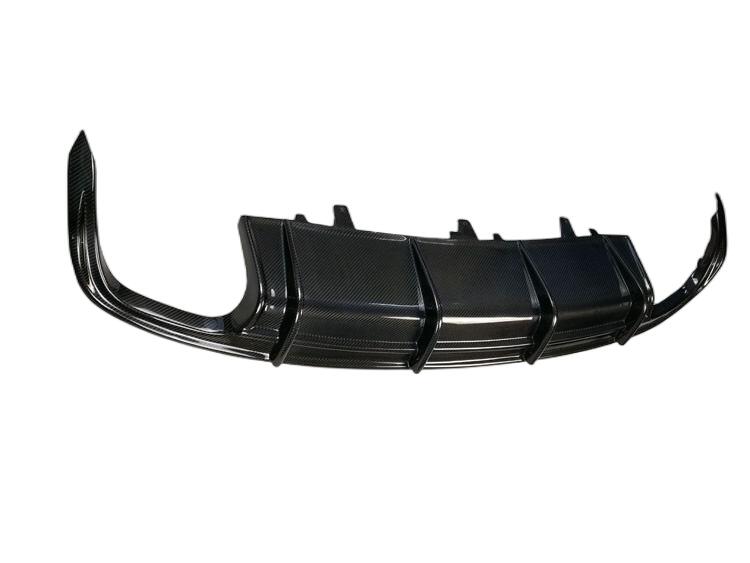 Audi A7 (fits base model, does not fit s-line) S7 C7 2012 2013 2014 2015 with Aftermarket Parts - PD Style Rear Diffuser Carbon Fiber from Aero Republic