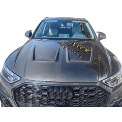 Audi Q5 SQ5 FY 2018-ON with Aftermarket Parts - Hood Dry Pre-preg Carbon Fiber from Aero Republic