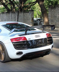 Audi R8 Gen 1 V8 V10 2006 2007 2008 2009 2010 2011 2012 2013 2014 2015 with Aftermarket Parts - PPI Style Rear Wing Carbon Fiber from Aero Republic