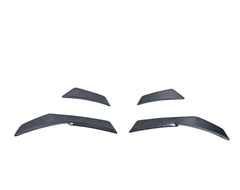 Audi R8 Gen 2 Pre-Facelift 2017 2018 2019 with Aftermarket Parts - M Style Front Canards Carbon Fiber from Aero Republic