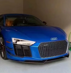 Audi R8 Gen 2 Pre-Facelift 2017 2018 2019 with Aftermarket Parts - Front Lip Carbon Fiber from Aero Republic