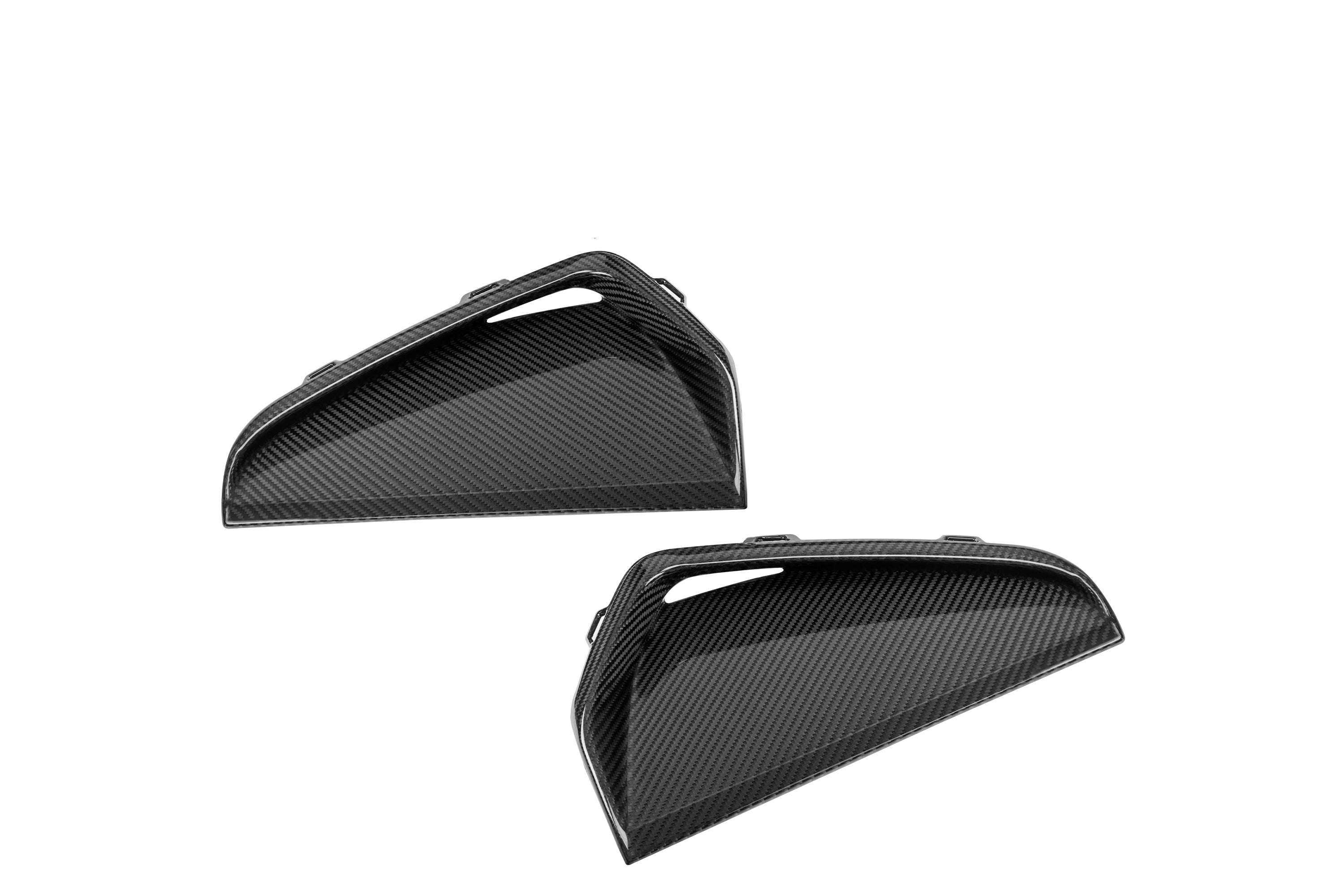 Audi RS3 8Y.5 Facelift 2025-ON with Aftermarket Parts - OEM Style Front Side Air Duct Vent Trims Dry Pre-preg Carbon Fiber from Aero Republic
