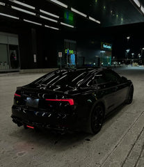 Audi RS5 S5 A5 B9 2017 2018 2019 2020 2021 2022 2023 2024 with Aftermarket Parts - M4 Style Rear Lip Spoiler Pre-preg Carbon Fiber from Aero Republic