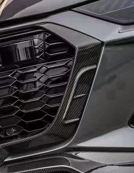 Audi RS6 C8 & RS7 C8 2020-ON with Aftermarket Parts - M Style Grill Trim Carbon Fiber from Aero Republic