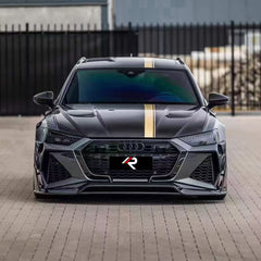 Audi RS6 C8 & RS7 C8 2020-ON with Aftermarket Parts - M Style Grill Trim Carbon Fiber from Aero Republic