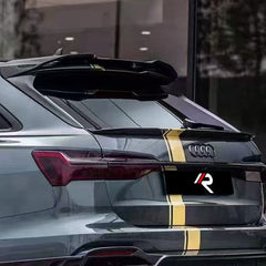 Audi RS6 C8 2020-ON with Aftermarket Parts - M Style Rear Side Spoiler Carbon Fiber / FRP from?Aero Republic