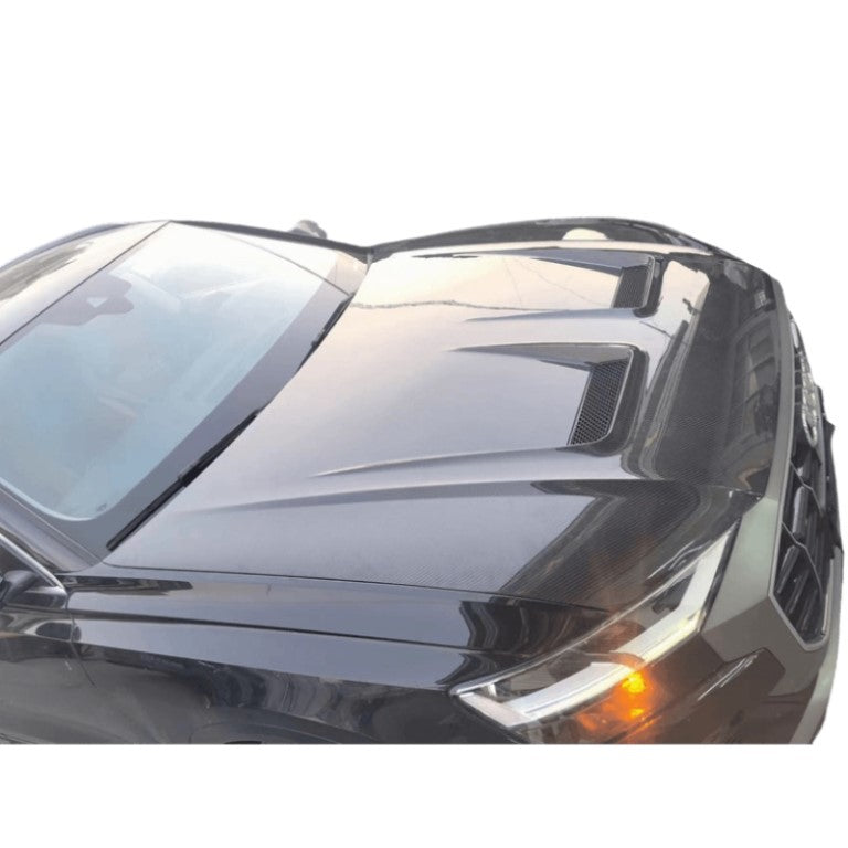 Audi RSQ8 SQ8 Q8 2020-ON with Aftermarket Parts - Hood Dry Pre-preg Carbon Fiber from Aero Republic