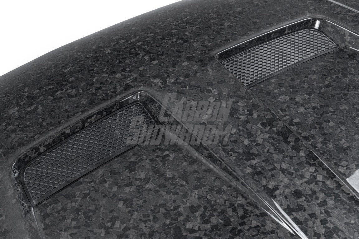 Audi RSQ8 SQ8 Q8 2020-ON with Aftermarket Parts - Hood Dry Pre-preg Carbon Fiber from Aero Republic