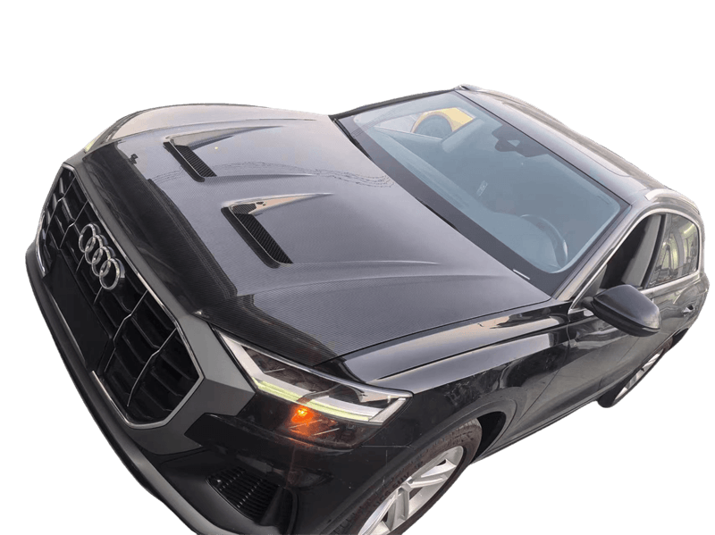 Audi RSQ8 SQ8 Q8 2020-ON with Aftermarket Parts - Hood Dry Pre-preg Carbon Fiber from Aero Republic