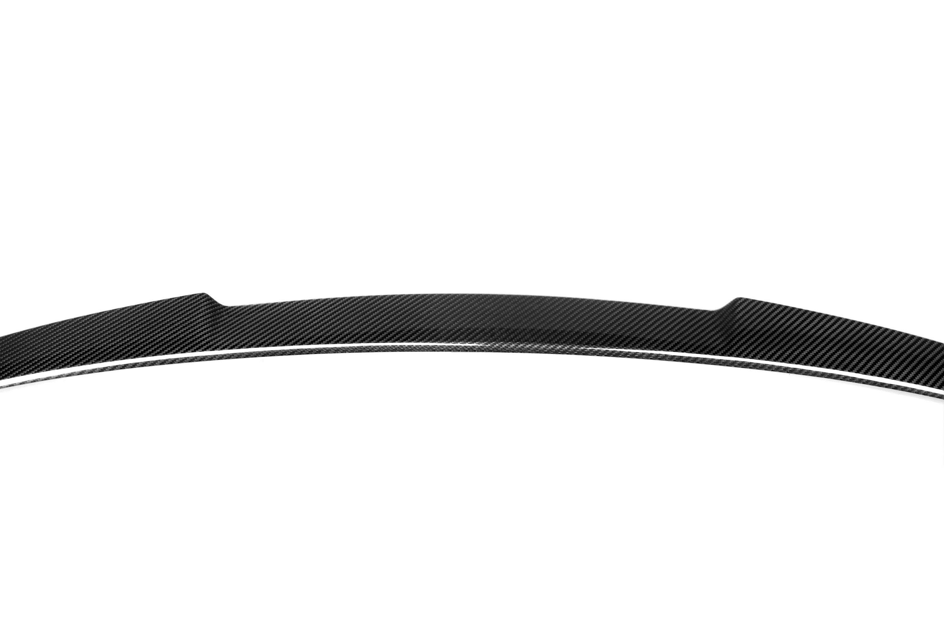 Audi S3 A3 8V 2014 2015 2016 2017 2018 2019 2020 2021 2022 2023 2024 with Aftermarket Parts - V Style Rear Lip Spoiler Pre-preg Carbon from Aero Republic