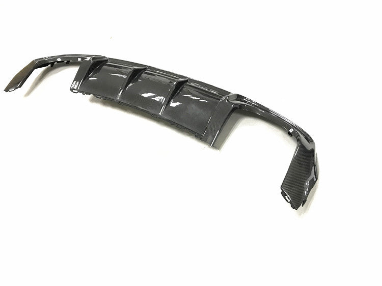 Audi S3 A3 S bumper (with S bumper) 8.5V 2017 2018 2019 2020 with Aftermarket Parts - Rear Diffuser Carbon Fiber from Aero Republic