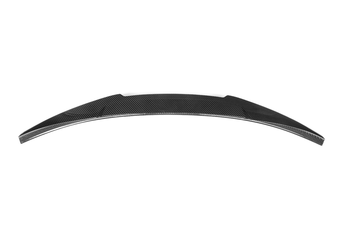 Audi S4 A4 B8 B8.5 Sedan 2009 2010 2011 2012 2013 2014 2015 2016 with Aftermarket Parts - M4 Style Rear Lip Spoiler Carbon Fiber from Aero Republic