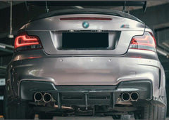 BMW 1M E82 2011 with Aftermarket Parts - R Style Rear Diffuser & Canards Carbon Fiber from Aero Republic