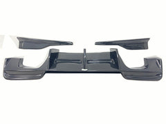 BMW 1M E82 2011 with Aftermarket Parts - R Style Rear Diffuser & Canards Carbon Fiber from Aero Republic