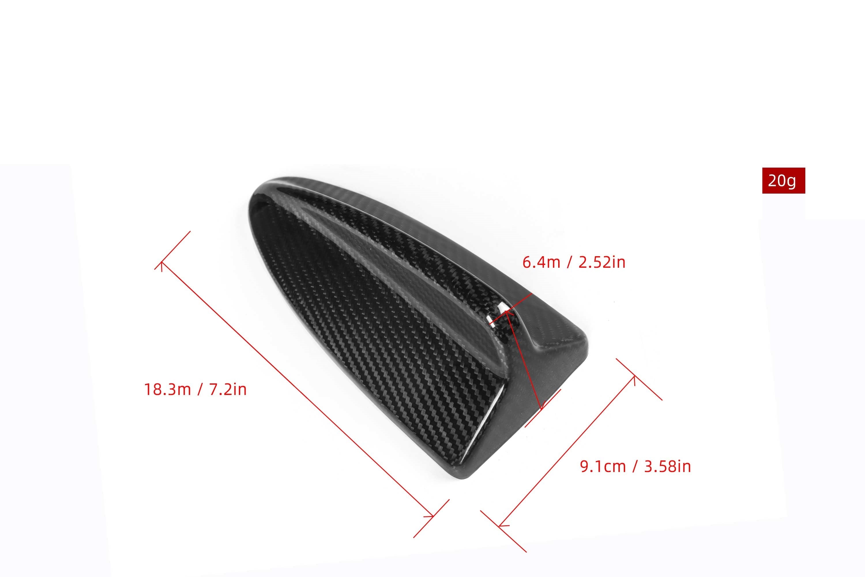 BMW 1M E87 2004 2005 2006 2007 2008 2009 2010 2011 with Aftermarket Parts - OE Style Antenna Trim Cover Carbon Fiber from Aero Republic