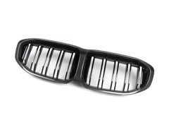 BMW 1 Series M135i xDrive 128ti 120i 118i 116i 120d 118d 116d F40 2020 2021 2022 2023 2024 with Aftermarket Parts - Dual Slat Front Kidney Grill Pre-preg Carbon Fiber from Aero Republic