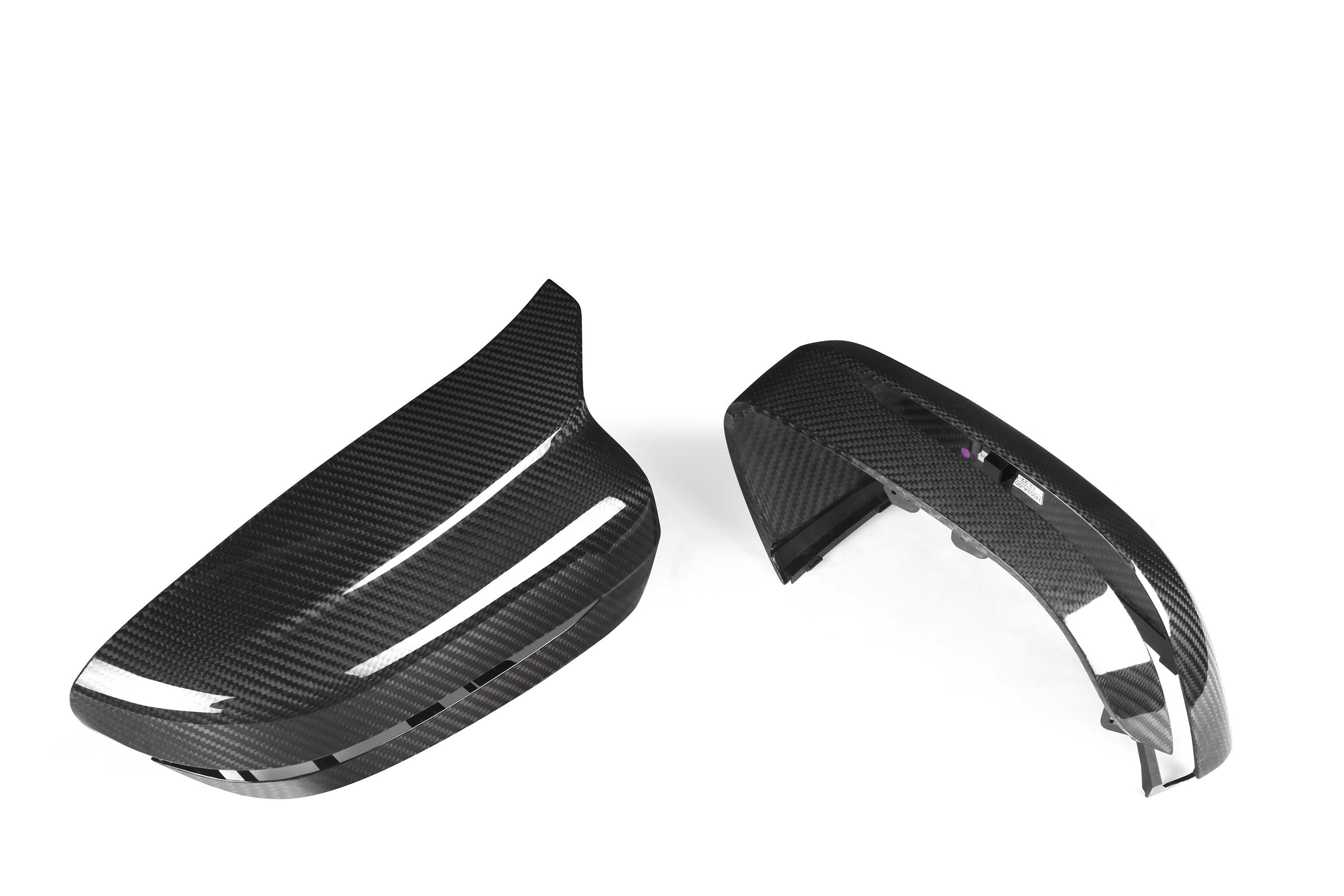 BMW 2 Series 230 G42 2022-ON (Right Hand Drive Only) with Aftermarket Parts - F9X Style / RHD Replacement Mirror Caps Pre-preg Carbon Fiber from Aero Republic