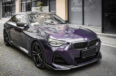 BMW 2 Series M240 230 (with M-Package bumper only, does not fit base bumper) G42 2022 2023 2024 with Aftermarket Parts - MP Style Rear Side Diffuser?Pre-preg Carbon Fiber from Aero Republic