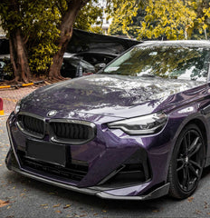 BMW 2 Series M240 230 (with M-Package bumper only, does not fit base bumper) G42 2022 2023 2024 with Aftermarket Parts - MP Style Rear Side Diffuser?Pre-preg Carbon Fiber from Aero Republic