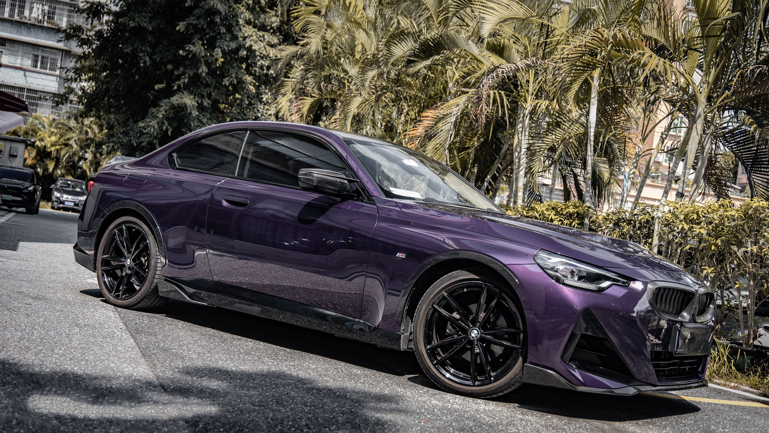 BMW 2 Series M240 230 G42 2022 2023 2024 with Aftermarket Parts - MP Style Wheel Arches?Pre-preg Carbon Fiber / FRP from Aero Republic