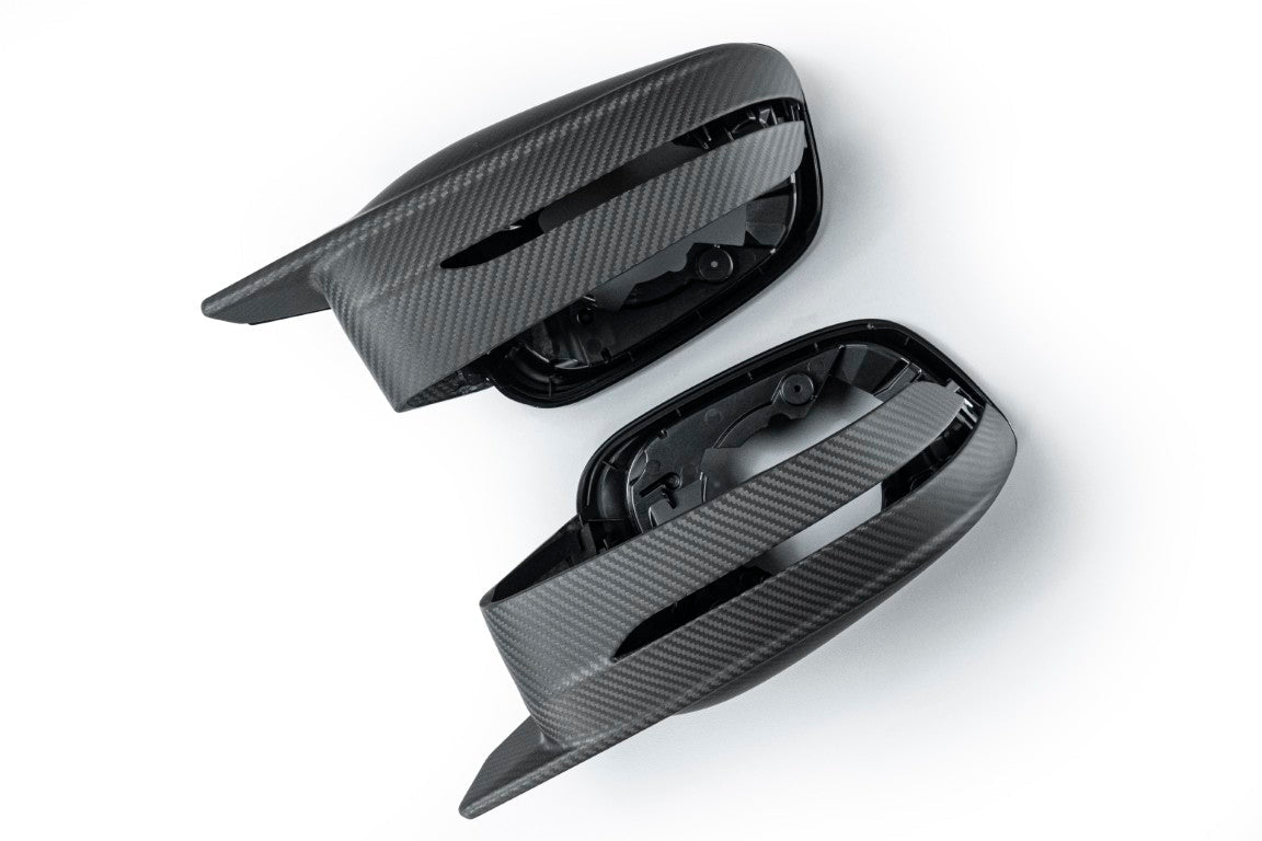 BMW 2 Series M240 G42 2022-ON LHD (Left Hand Drive Only) with Aftermarket Parts - G8X Style / LHD Replacement Mirror Caps Carbon Fiber from Aero Republic