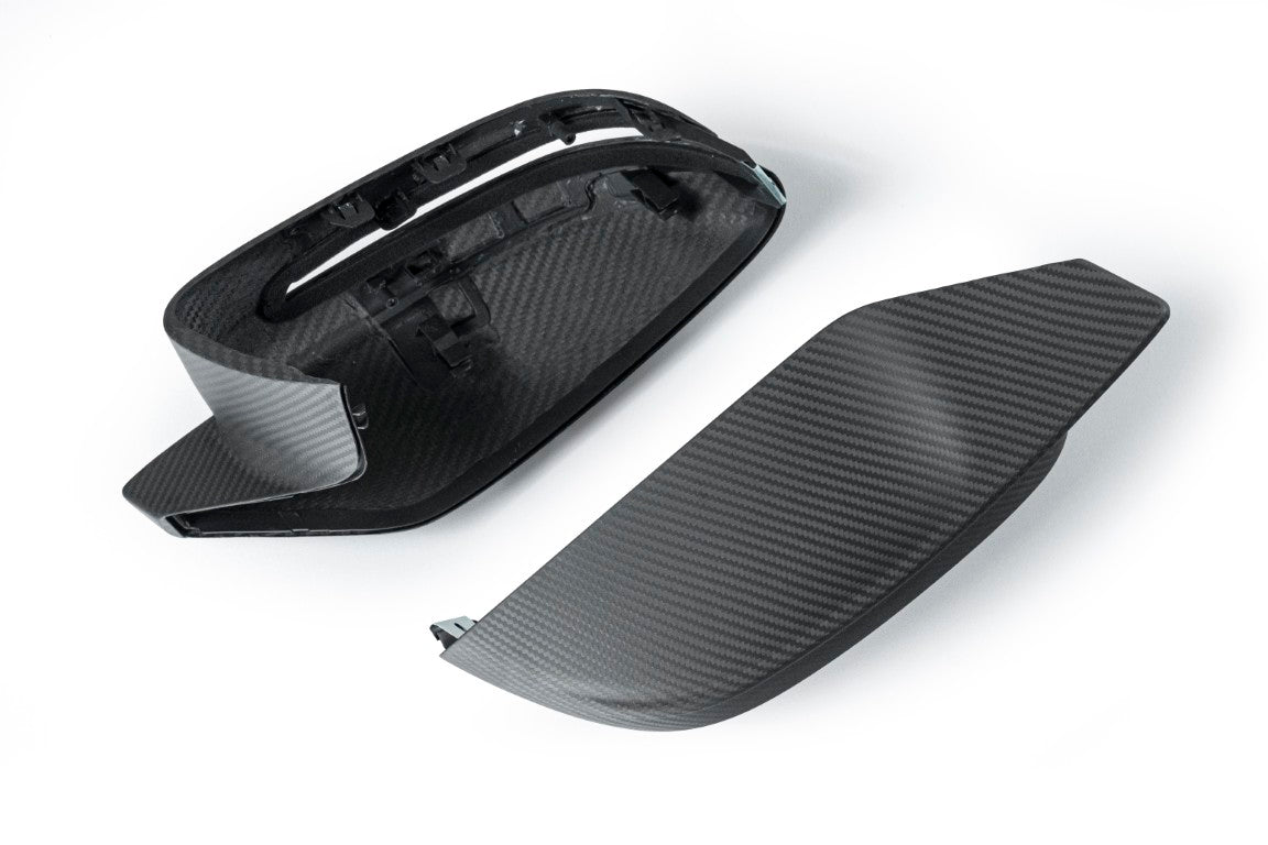 BMW 2 Series M240 G42 2022-ON LHD (Left Hand Drive Only) with Aftermarket Parts - G8X Style / LHD Replacement Mirror Caps Carbon Fiber from Aero Republic