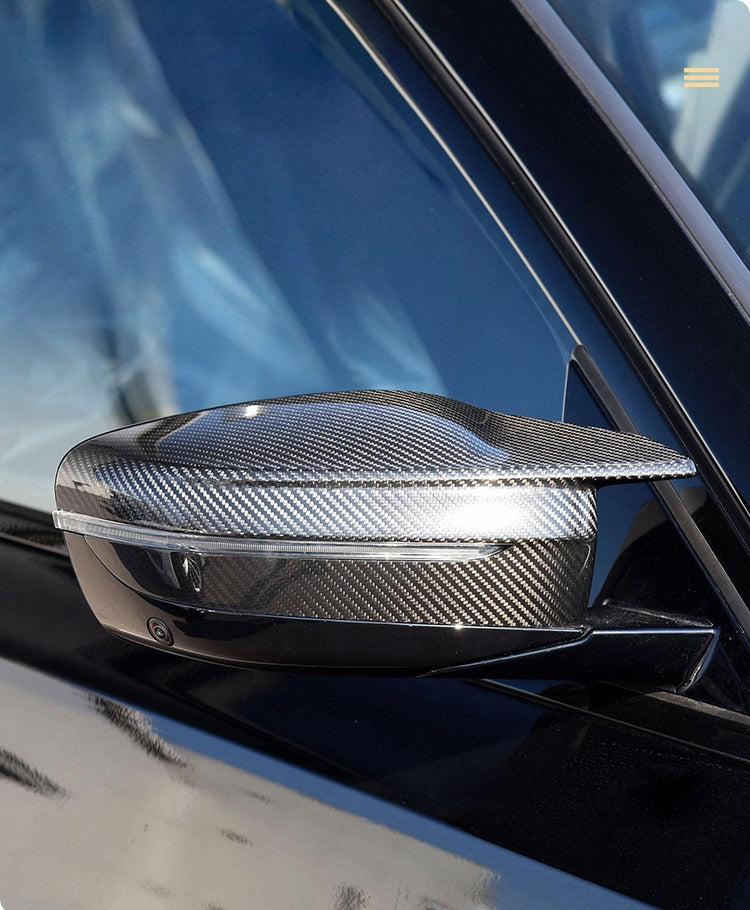 BMW 2 Series M240 G42 2022-ON LHD (Left Hand Drive Only) & M2 G87 2021-ON with Aftermarket Parts - OE Style Replacement Mirror Caps Pre-preg Carbon Fiber from Aero Republic