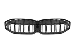 BMW 3 Series M340 330 320 G20 G21 LCI 2023 2024 with Aftermarket Parts - Dual Slat Front Kidney Grill Pre-preg Carbon Fiber from Aero Republic
