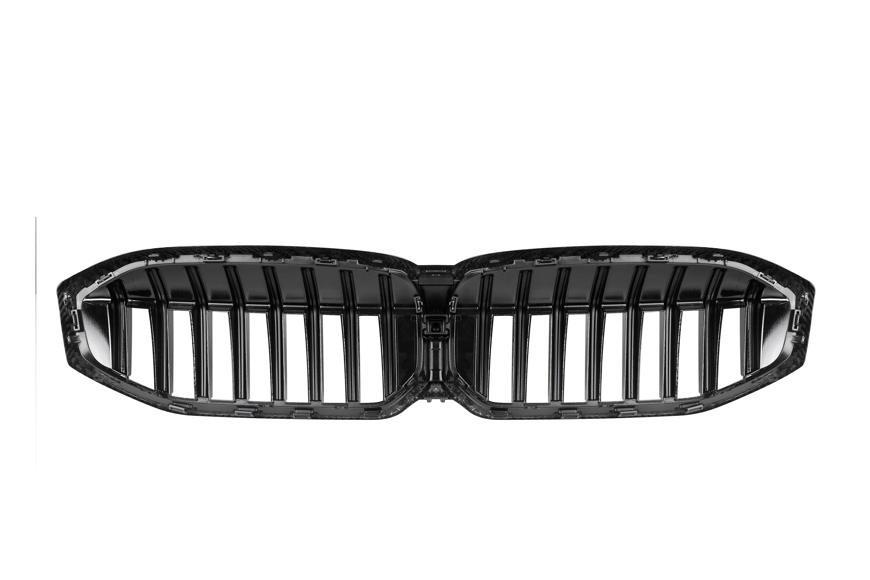 BMW 3 Series M340 330 320 G20 G21 LCI 2023 2024 with Aftermarket Parts - Single Slat Front Kidney Grill Pre-preg Carbon Fiber from Aero Republic