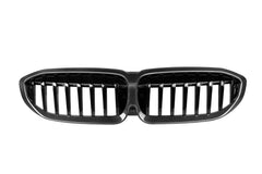 BMW 3 Series M340 330 320 G20 G21 Pre-LCI 2019 2020 2021 2022?with Aftermarket Parts - Single Slat Front Kidney Grill Pre-preg Carbon Fiber?from Aero Republic